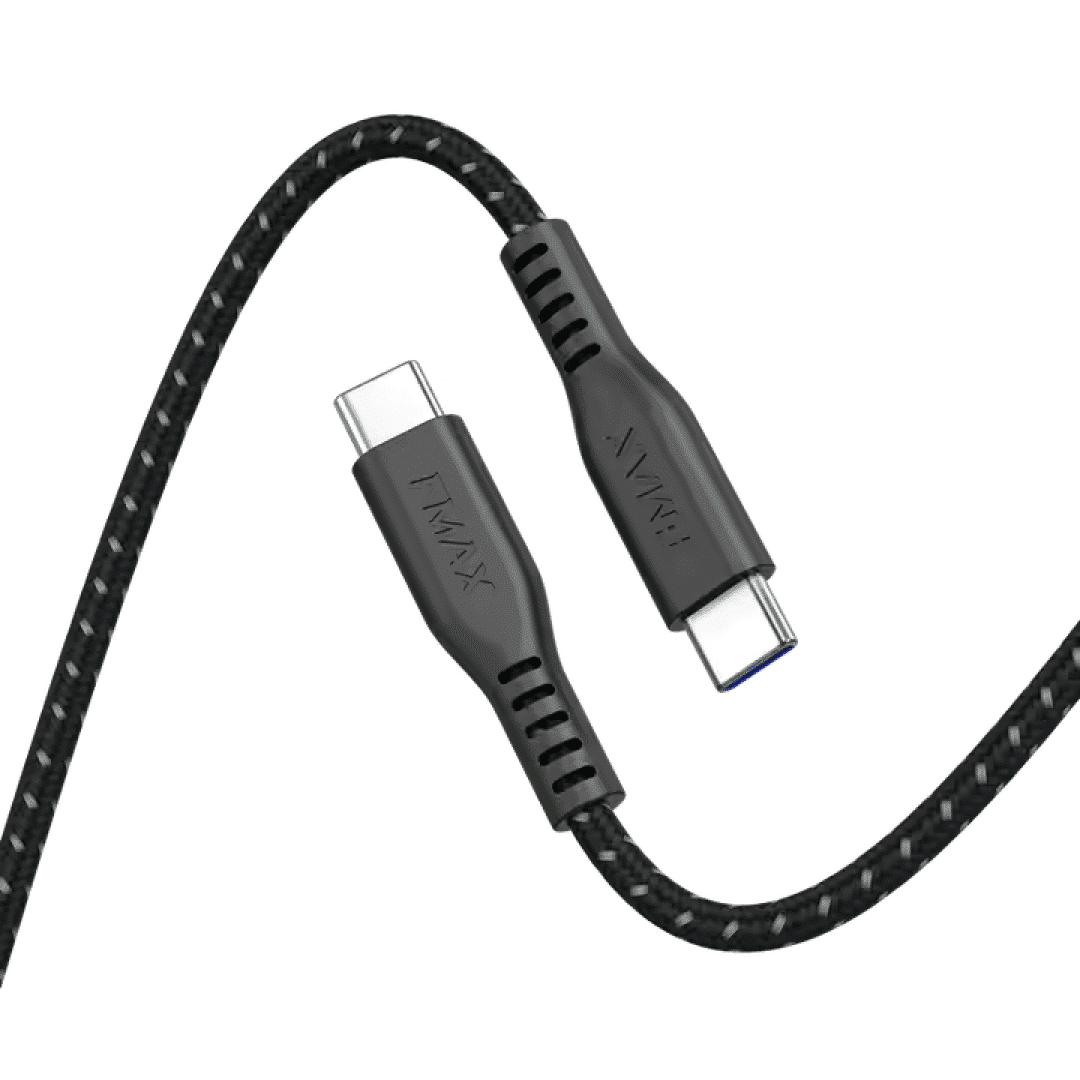 FMAX Acme Cable USB-C to USB-C 2M - Black-Gree, -