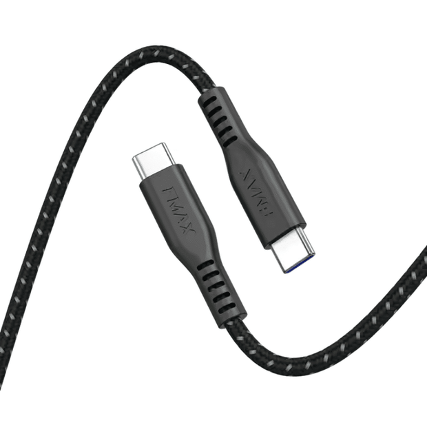 كابل FMAX Acme من USB-C إلى USB-C بطول 2 متر - أسود وأخضر