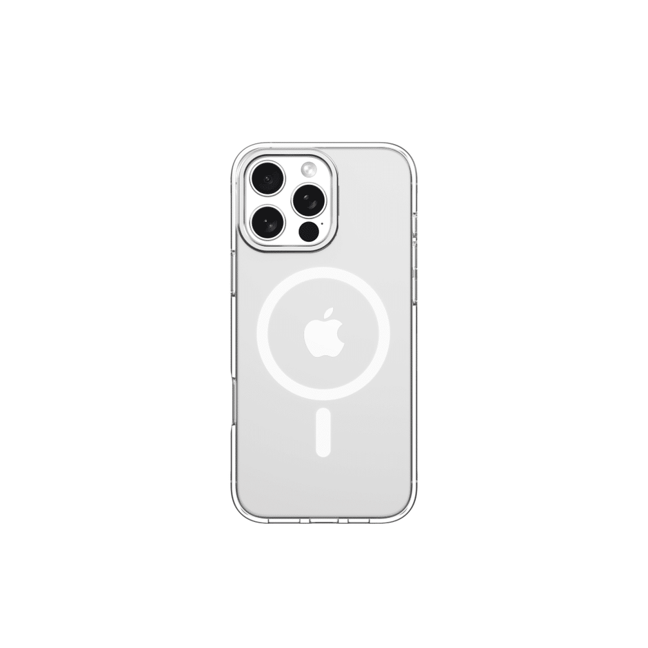 DEVIA  Snow Crystal Series Magnetic Shockproof Case With Bracket - clear for iPhone 16/Plus/Pro/Pro Max