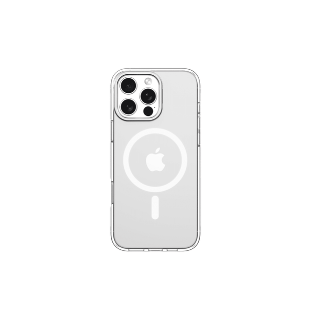 DEVIA  Snow Crystal Series Magnetic Shockproof Case With Bracket - clear for iPhone 16/Plus/Pro/Pro Max