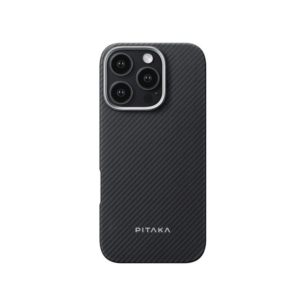PITAKA Black/Grey Ultra-Slim Case for iPhone 16 Pro / Pro Max