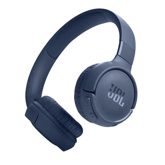 JBL T520 Wireless On-Ear Headphones with Mic – Blue