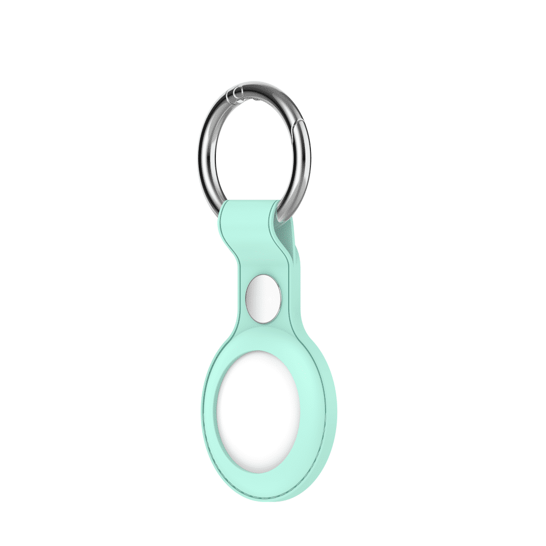 VOKAMO Leather Anti-lost Protector for AirTag-Green