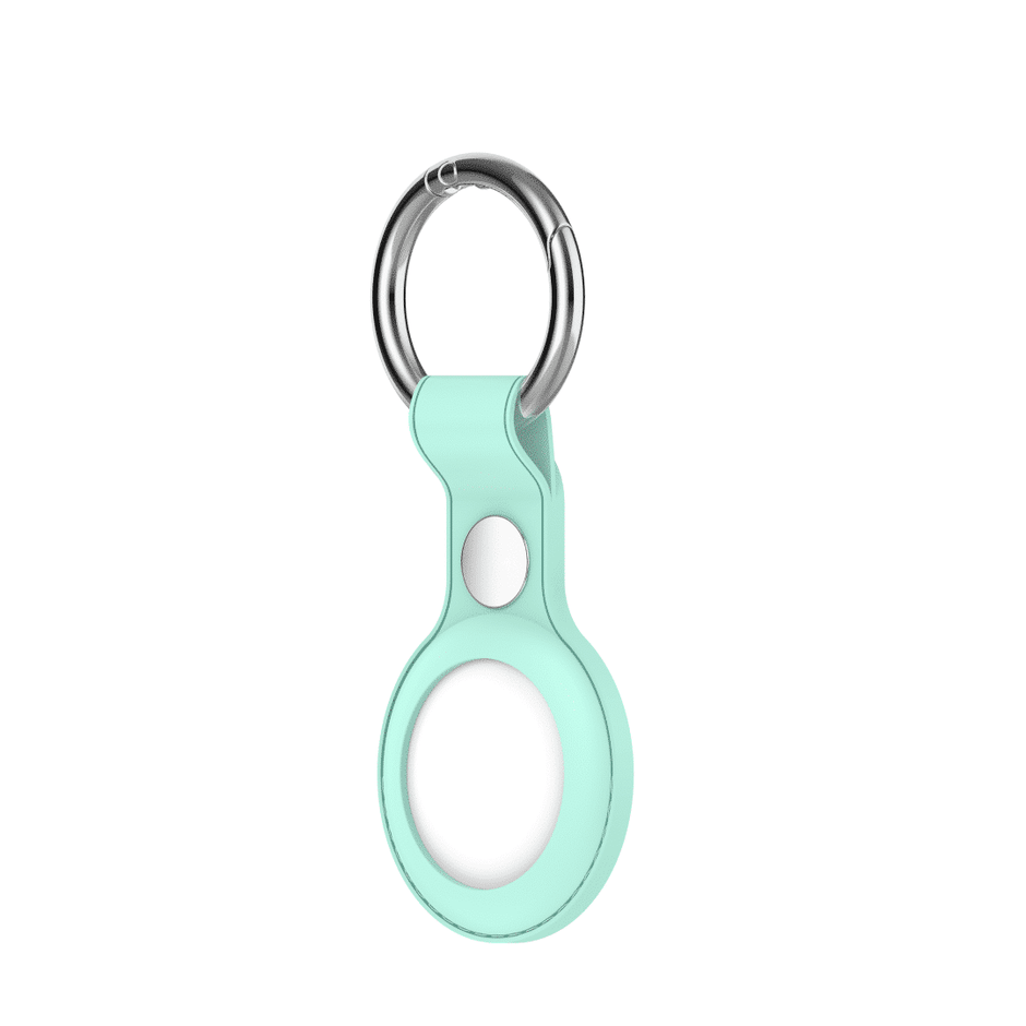 VOKAMO Leather Anti-lost Protector for AirTag-Green