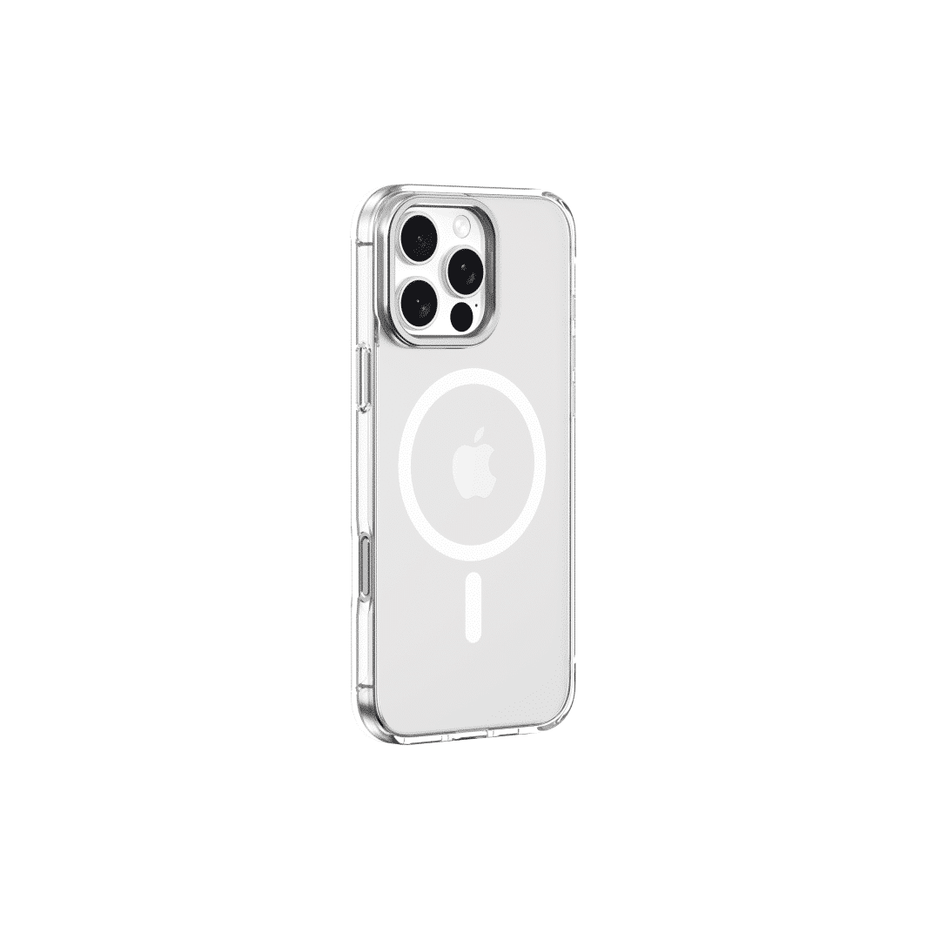 DEVIA  Snow Crystal Series Magnetic Shockproof Case With Bracket - clear for iPhone 16/Plus/Pro/Pro Max