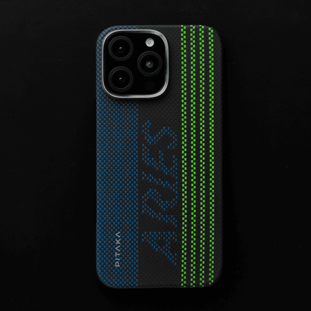 PITAKA Aries Tactile Woven Case for iPhone 16 Pro Max (Credit card)