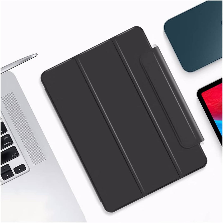 Comma Rider Series Double Sides Magnetic Case (Pencil Slot) -  APPLE iPad Air11(M3)(2025)/ Air 11/Air5 10.9/Pro4 11 - Black