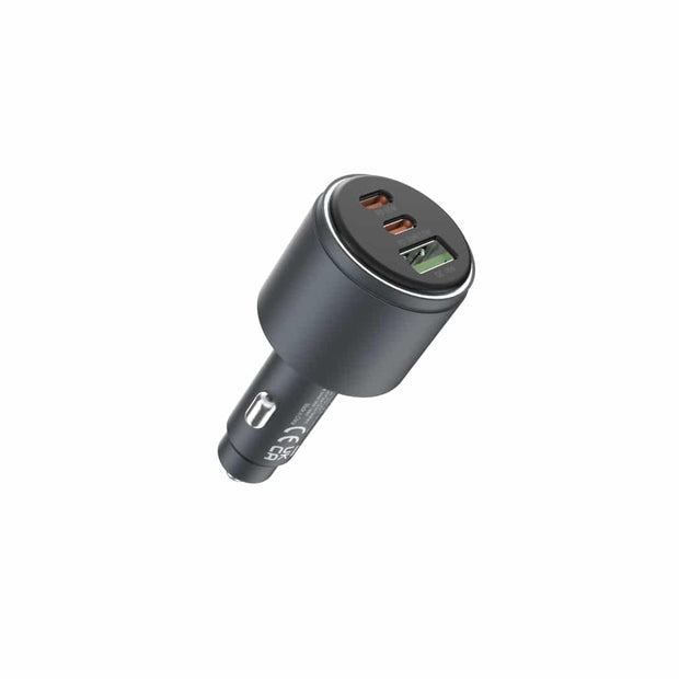 Devia Extreme Speed Series USB+Dual C 116W Metal Full Compatible Fast Car Charger