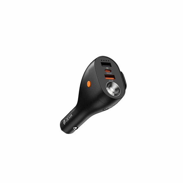 Devia Ultra1 PD30W+QC18W 6-in-1 Multi-function Fast Car Charger