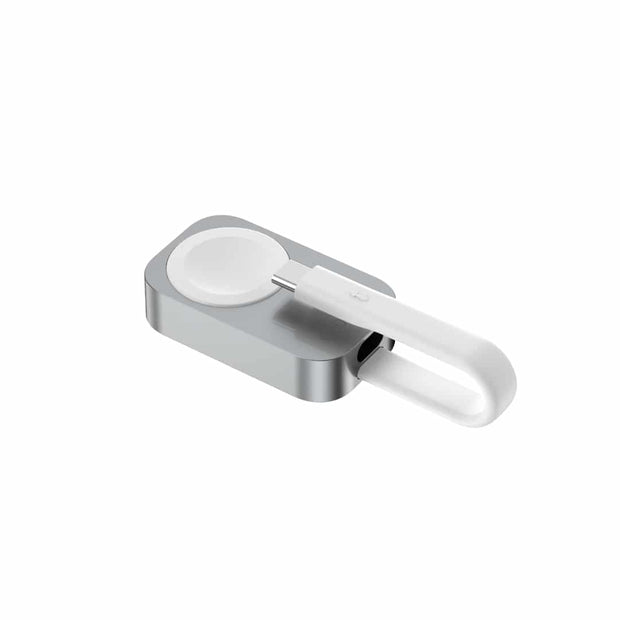 Devia Ultra8 Type-C 5W Mini Portable Magnetic Wireless Charger for Apple Watch - White