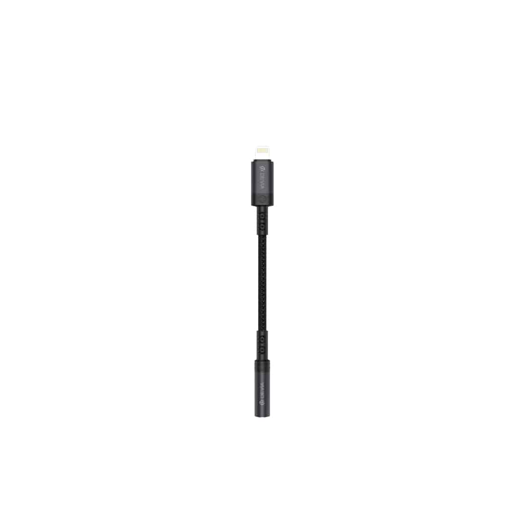 Devia Ipure Series IP To 3.5mm Adapter - EC090 - Black