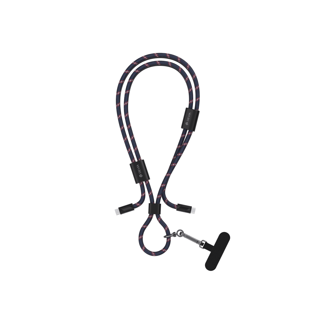 Devia Cable Pro5 Adjustable Lanyard C To C PD 60W Woven Fast Cable(1.6M)