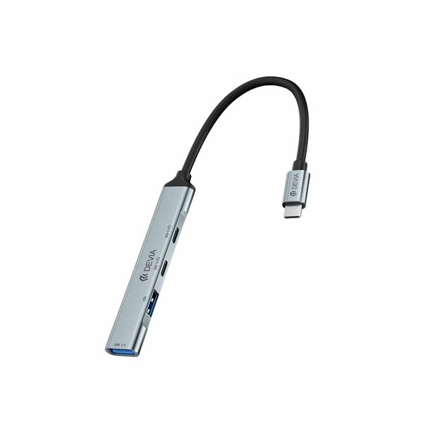 Devia Lite1 Type-C to 2A+2C  4 In 1 HUB
