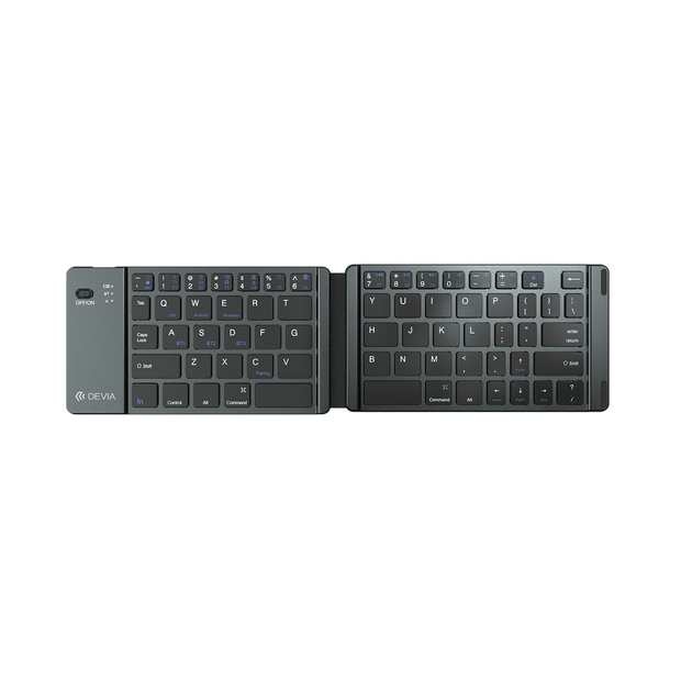 Devia  Lingo Series Foldable Wireless Keyboard - gray