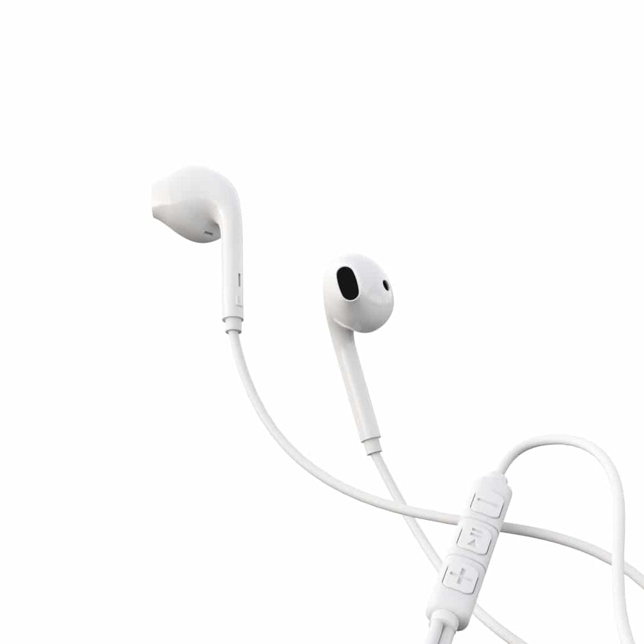 Devia Kintone Series A3 Wired Earphone (iP) - EM102 - White