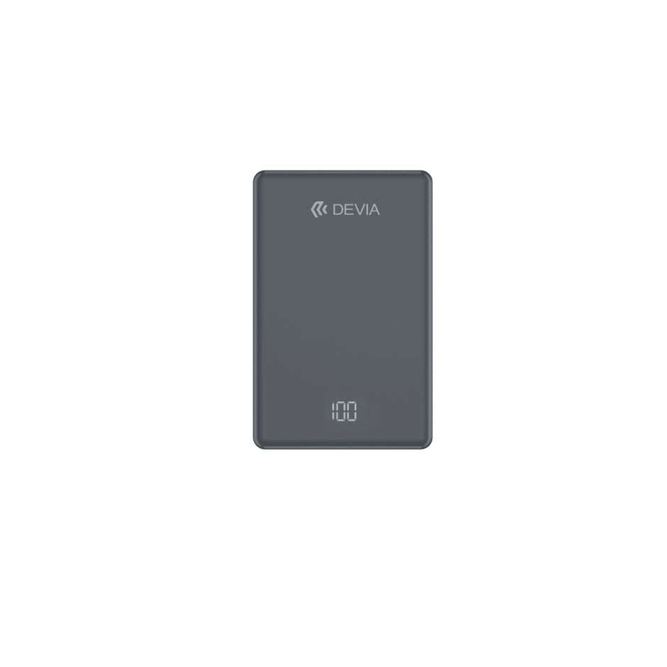 Devia Extreme Speed Series MINI PD 20W Metal Digital Power Bank(5000mAh) - Black