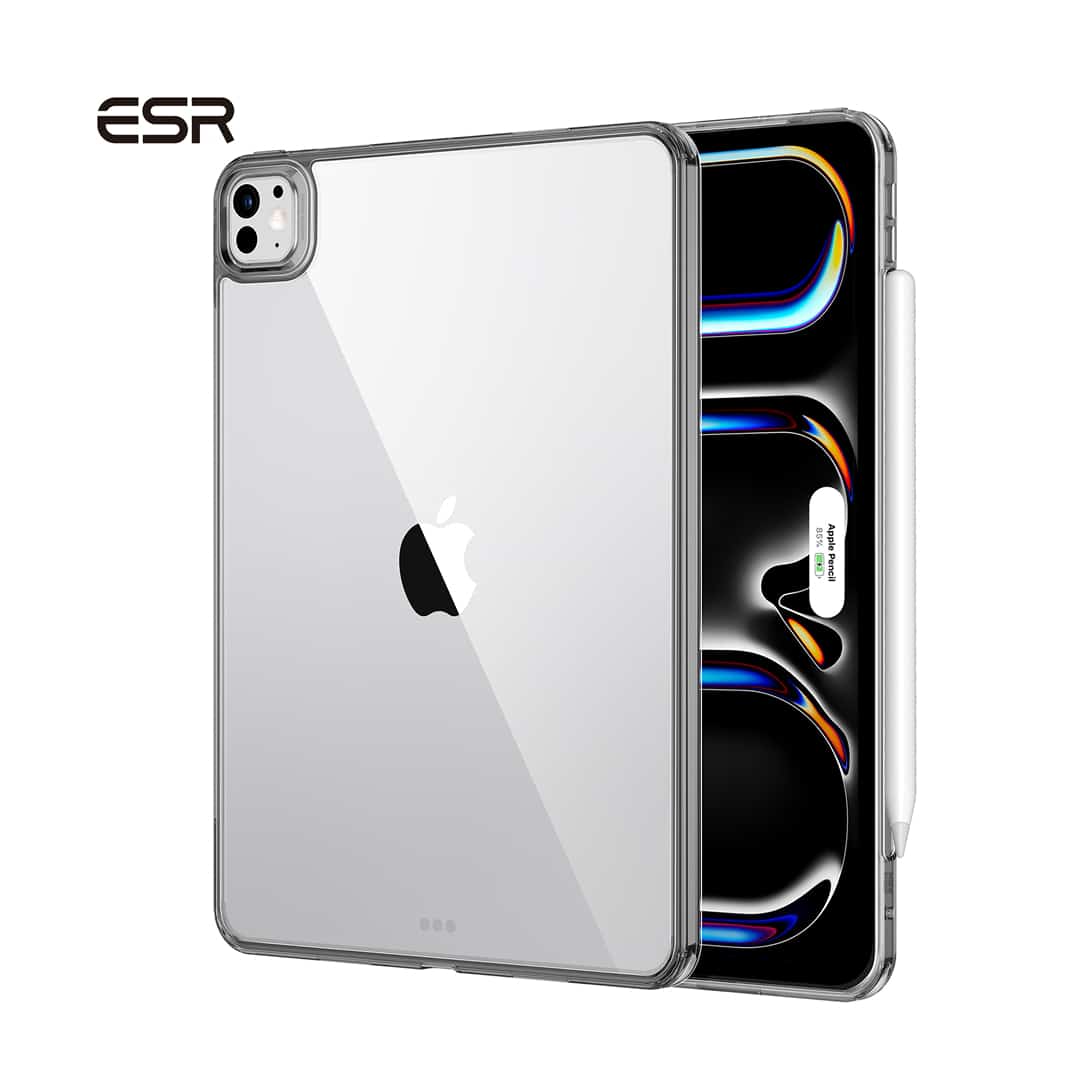 ESR Classic Hybrid Case, Compatible with iPad Pro 11 (5th Gen), Clear Black