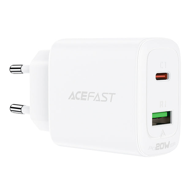ACEFAST PD20W (USB-C+USB-A) dual port charger