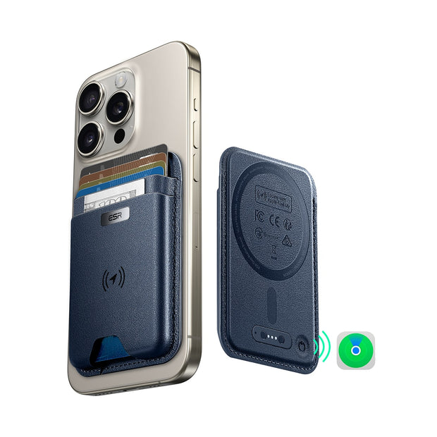 ESR Classic Geo Wallet (HaloLock)，Dark Blue
