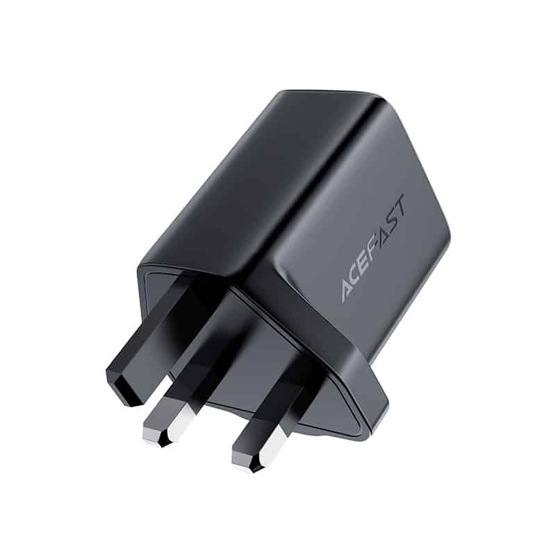 ACEFAST A4 PD20W single USB-C charger (UK) - Black