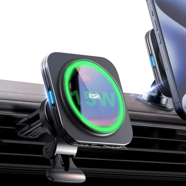 ESR Qi2 Magnetic Wireless Car Charger (HaloLock)