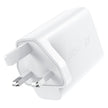 ACEFAST PD50W GaN (USB-C+USB-C) dual port charger – White