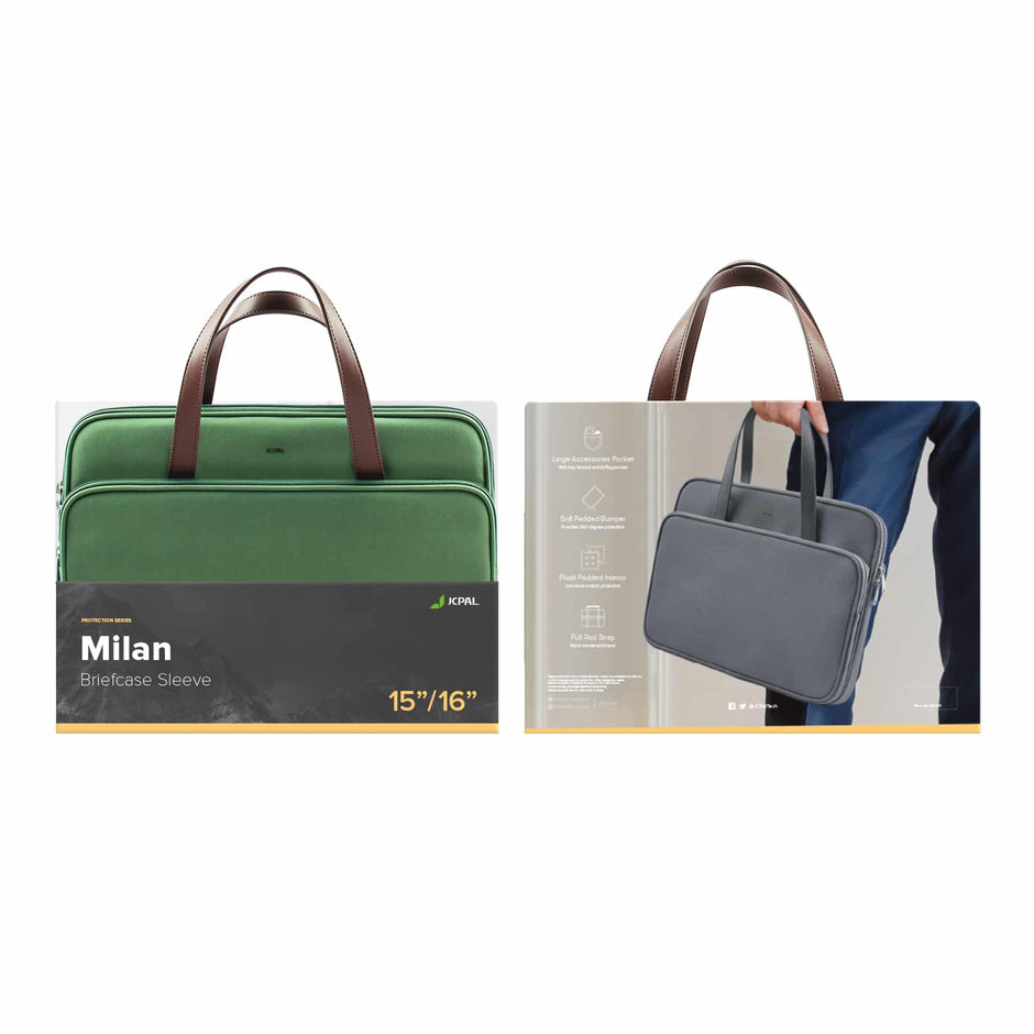 JCPal Milan Briefcase Sleeve for 15