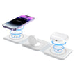 iCenter 3 in 1 Magnetic Foldable Wireless Charger for iPhone, Apple Watch, and AirPods