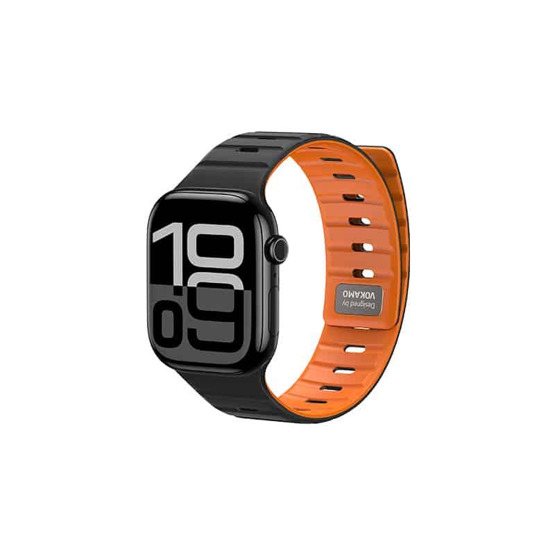Vokamo iSport Silicone Watch Strap  (Magnetic + Metal Buckle)- (44/45/46/49MM)