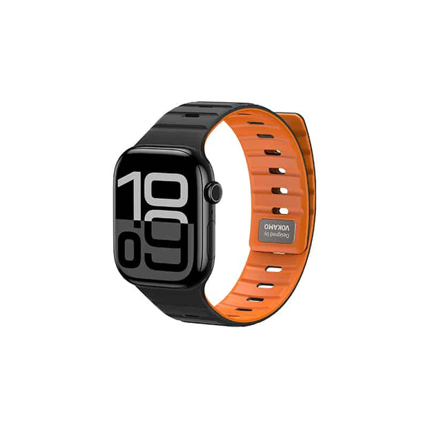 Vokamo iSport Silicone Watch Strap  (Magnetic + Metal Buckle)- (44/45/46/49MM)