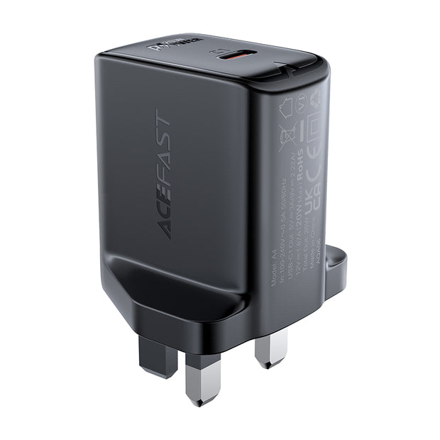 ACEFAST PD20W single USB-C charger (UK)