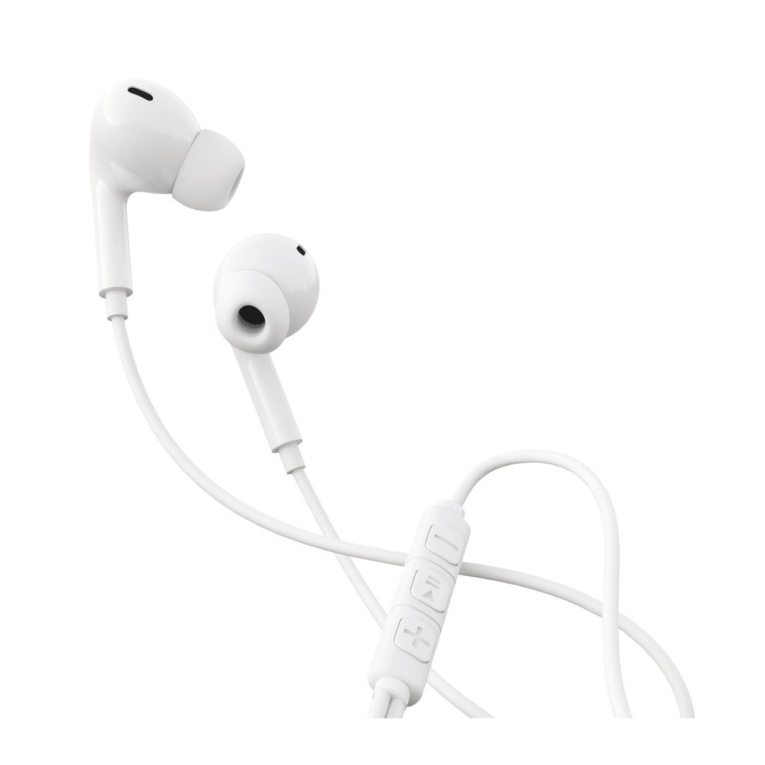 Devia Kintone Series A2 Wired Earphone (iP)-EM024-- white