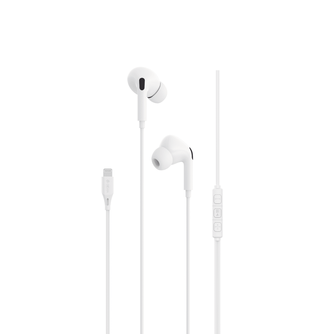 Devia Kintone Series A2 Wired Earphone (iP)-EM024-- white