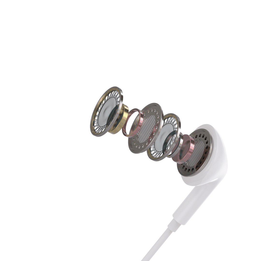 Devia Kintone Series A2 Wired Earphone (iP)-EM024-- white