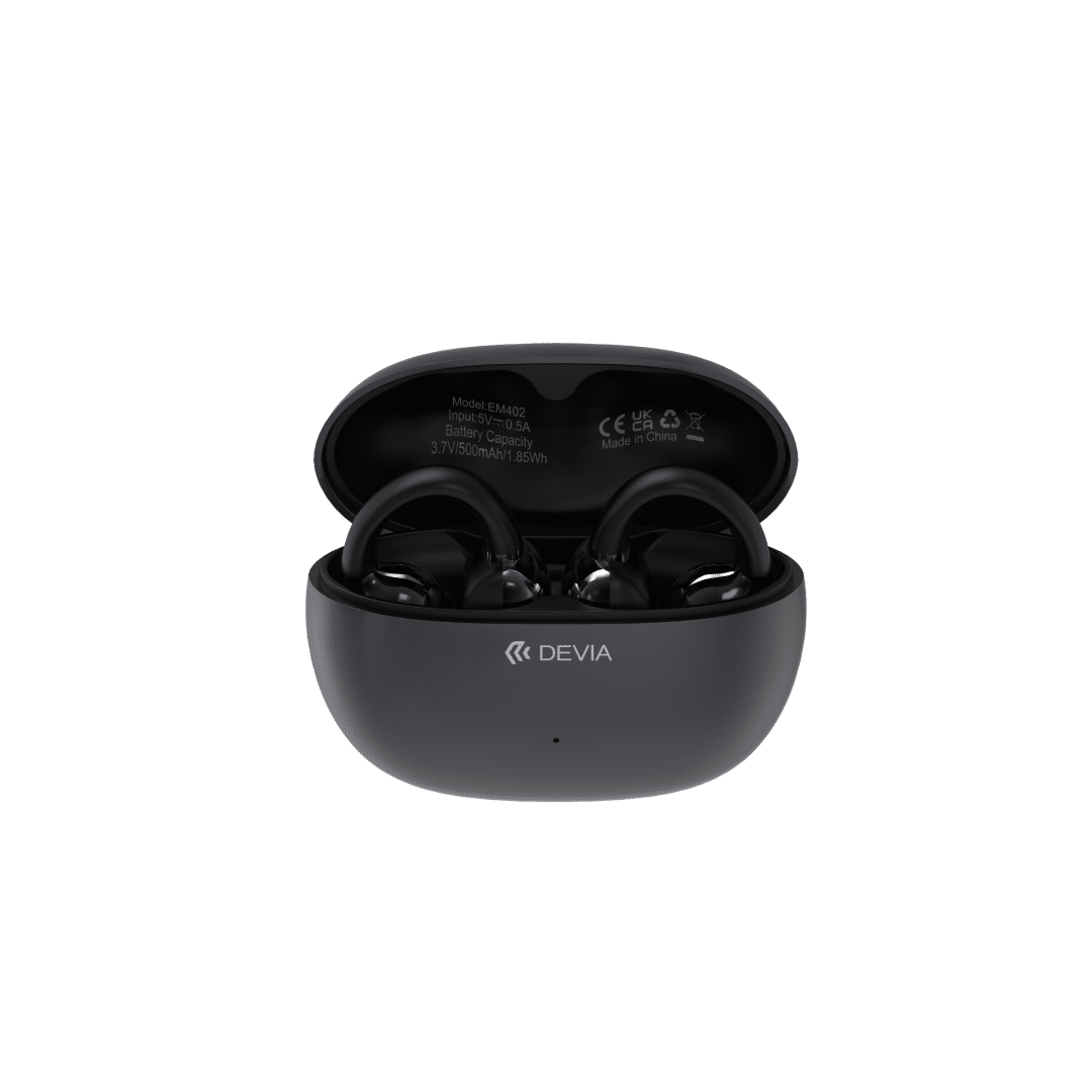 Devia OWS Pro2 Clip-on Wireless Earphone - Black