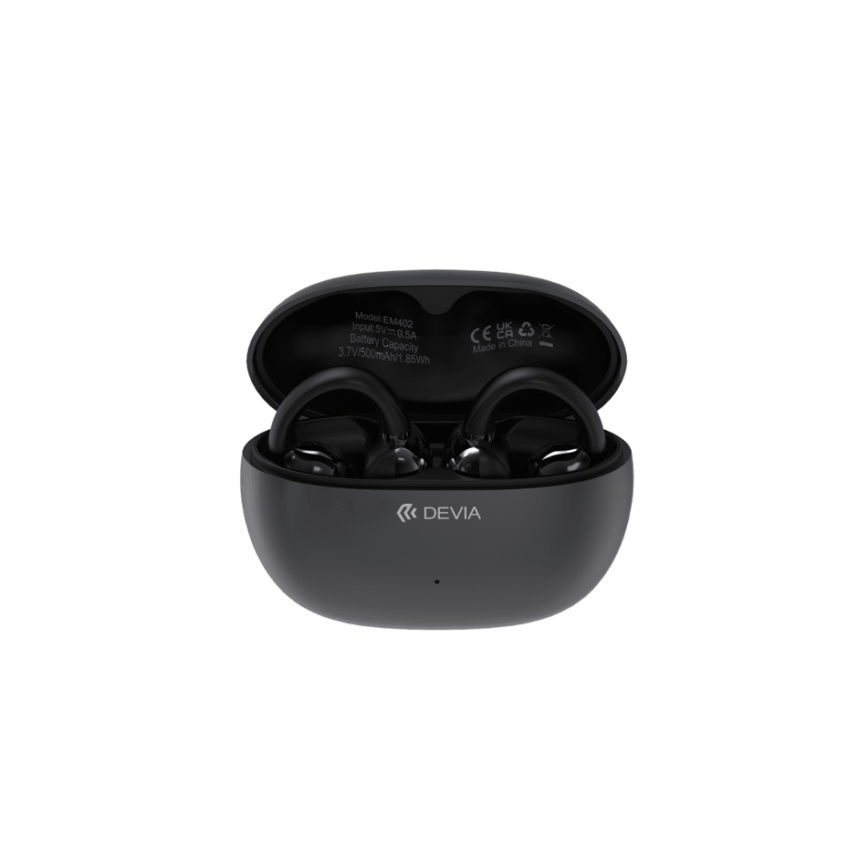 Devia OWS Pro2 Clip-on Wireless Earphone - Black