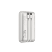 Devia Power Bank Ultra4 MINI 22.5W Power Bank  With Built-in 2 Cables (20000mAh) - EP208 - Aurora Silver