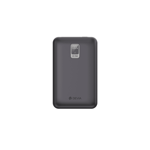 Devia Power Bank Ultra4 MINI 22.5W Power Bank  With Built-in 2 Cables (20000mAh) - EP208 - Interstellar grey