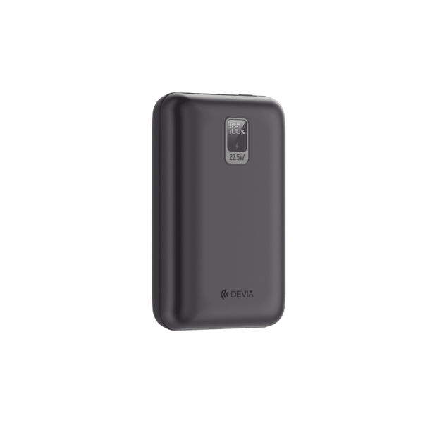 Devia Power Bank Ultra4 MINI 22.5W Power Bank  With Built-in 2 Cables (20000mAh) - EP208 - Interstellar grey