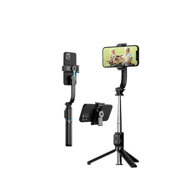 Devia Tripod Stand Multi-functional Detachable Selfie-Stick - C10 - Black