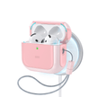 جراب ESR Orbit Hybrid (HaloLock)، متوافق مع AirPods 4، وردي