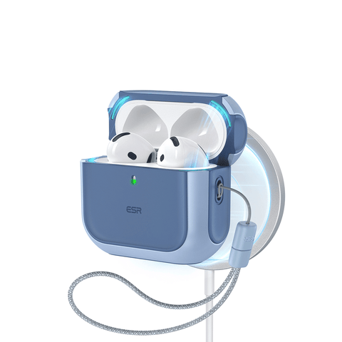 ESR Orbit Hybrid Case (HaloLock), Compatible with AirPods 4, Blue