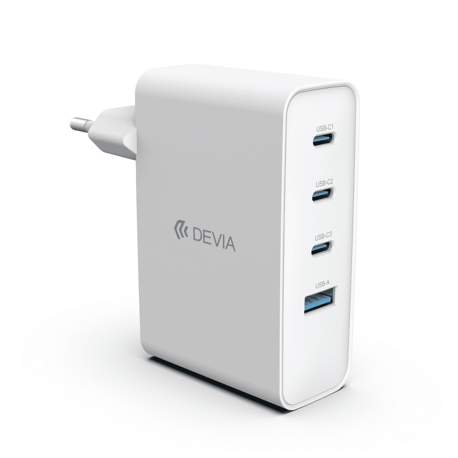 DEVIA Extreme Speed Series PD 100W  3C+A GaN Charger (EU)