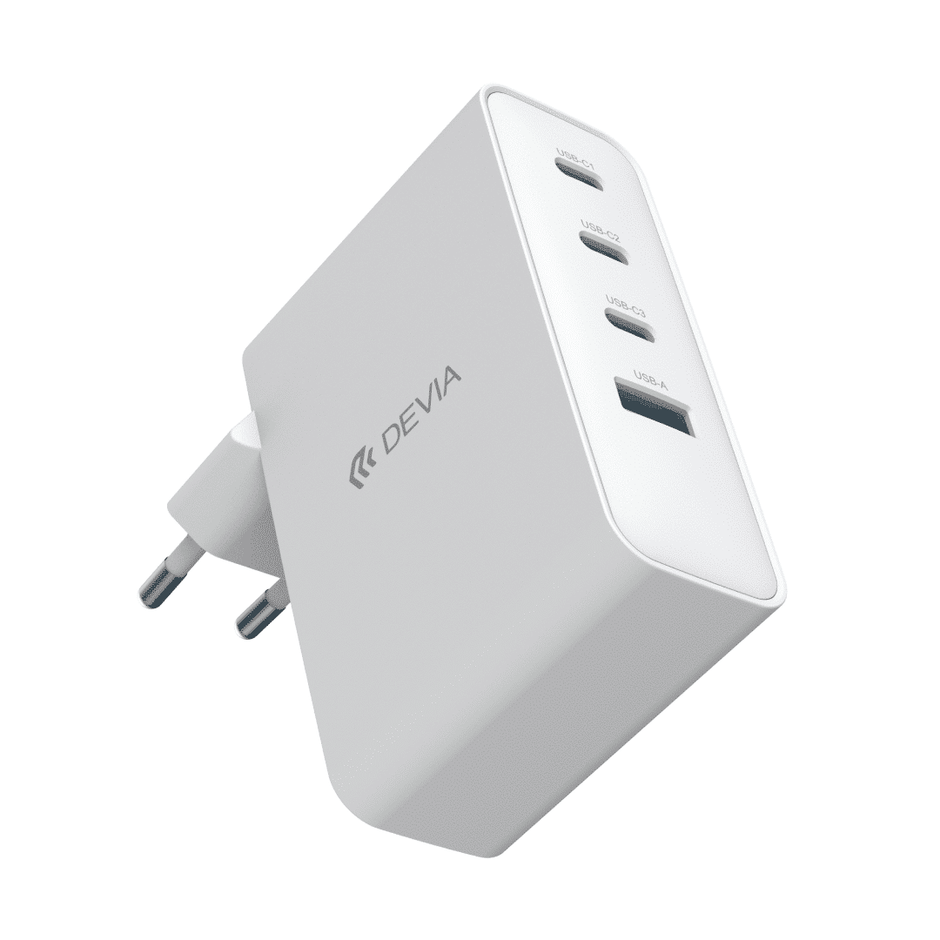 DEVIA Extreme Speed Series PD 100W  3C+A GaN Charger (EU)