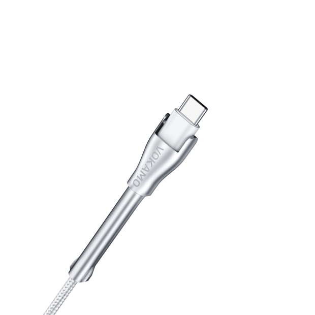 VOKAMO "Kirlink Series Stand Type-C to Type-C 60W Cable（1.2m）- White