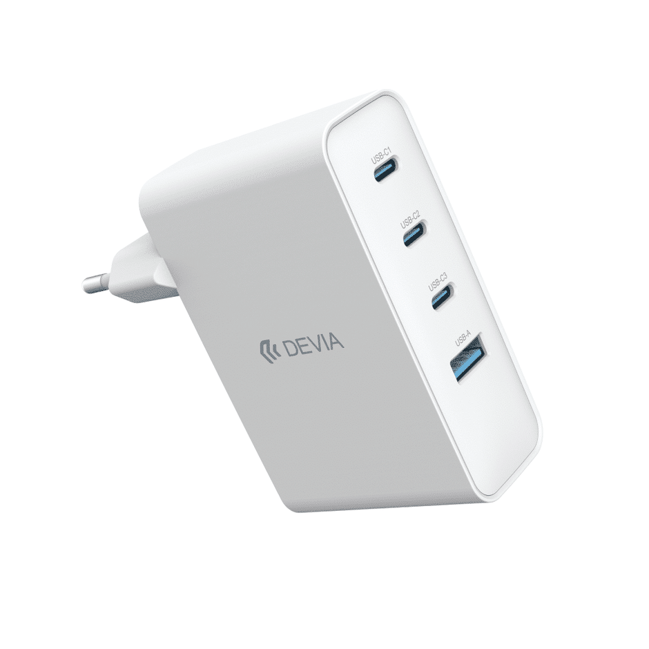 DEVIA Extreme Speed Series PD 100W  3C+A GaN Charger (EU)