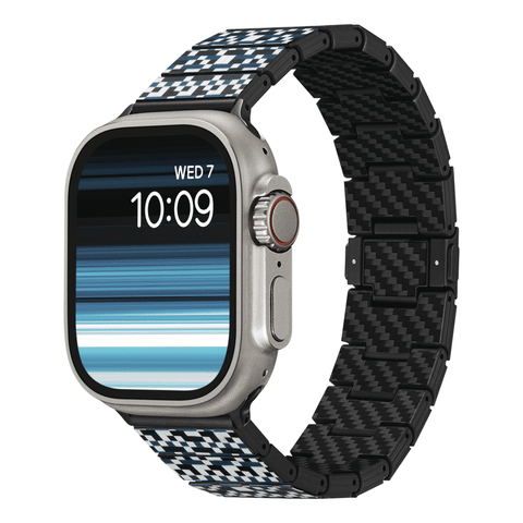 PITAKA Dreamland ChromaCarbon Band for Apple Watch (Mosaic)