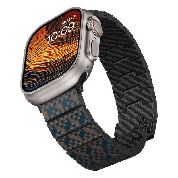 PITAKA Dreamland ChromaCarbon Band for Apple Watch (Stairs)