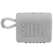 JBL Go 3: مكبر صوت محمول مقاوم للماء - أبيض