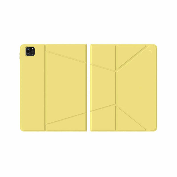 JCPal SlimFlex Folio Case with Pencil Holder (Sand Yellow/Green) for iPad 10.9-inch(10th,2022)